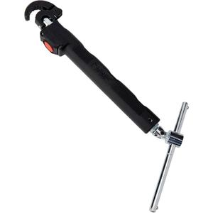 RIDGID 46753 Model 2017 Telescoping Basin Wrench with LED Light, 10-inch to 17-inch Adjustable Basin Wrench, Black