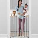Regalo Extra Tall Baby Gate for Doorways & Bottom of Stairs, Pressure Mount Safety Gate for Babies, Toddlers & Pets, American Designed & Family Owned, Trusted and Tested (29-36.5"W x 36"H, White)