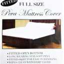 Better Home PEVA Fitted Mattress Cover Protector Waterproof Dust Free Bed Sheet (Full)