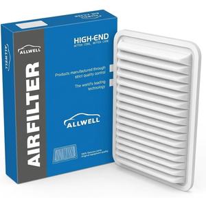 ALLWELL Engine Air Filter Fits Toyota Camry Gas L4(2007-2017), Venza Gas L4 2.7L(2009-2015), Camry LE Camry SE Camry XLE,Camry XSE 2.5L (2010-17), 2012-15 Venza LE Venza XLE 2.7L,CA10171