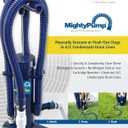RectorSeal Mighty Pump 97795 Hand Operated A/C Condensate Pump, Easy Application, Lightweight & Heavy Duty PVC, Clears Slime, Mold, and Dirt, Easy Application, HVAC, 20"L x 9.5"W x 8"H