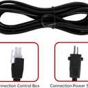 6.56 Ft Adjustable Bed Base Input Power Cord Replacement Part Electric Bed Power Cord Cable