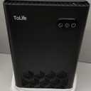 Dehumidifier for Bedroom Bathroom Basements, Dehumidifier with 2 Working Mode, Auto Shut Off, 7 Colors LED Light, Black