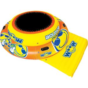 WOW Sports World of Watersports Inflatable Bounce Pad, 4Ft Bouncing Area, Yellow, 20-2030