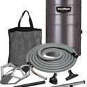 UV150GKP1 Extended Life Professional Wall Mounted Utility Vacuum with 50ft. Garage Kit Pro (Unit and Kit Plus 1 Inlet)
