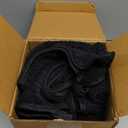 Oliven 2 Piece Black Geometric Hand Towel Set 16"x31" Soft Highly Absorbent Quick Dry Bathroom Towels Microfiber Plush Towels Set Woven Towels for Kitchen Hotel Spa Gym