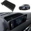 Muslogy Dash Storage Box Behind Screen Center Console Organizer Compatible with Mazda CX5 CX-5 Accessories 2022-2025 Sunglasses Holder Dashboard Insert Tray ABS Interior Secondary Accessories