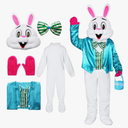 Easter Bunny Costume Adult Rabbit Mascot Costume Adult One Size Fancy Dress Bunny Suit Cosplay Party
