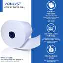 3 1/8 x 230 Thermal Paper Receipt Roll for Epson Printer (Pack 12 rolls)