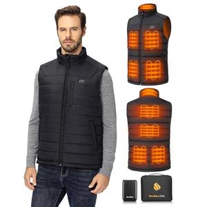 Sevdiea Men’s Heated Vest with Battery Pack Included 16000mAh 7.4V, Warming Heated Vest for Men, Electric Heating Vests for Cycling -size XL