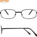 EFE Metal Wire Frame Reading Glasses Readers for Men Women 1.0 Lightweight Spring Hinge Eyeglasses 4 Pack (Mixcolor, 1.0)
