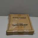 GraduationMall 8x10 Wooden Picture Frames,Display Photos 5x7 with Mat or 8x10 Without Mat,Real Glass,Wall or Tabletop Display,Rustic Brown Set of 2