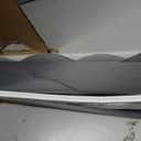 LazBlinds No Drill Cordless Zebra Blinds, 37" W x 72" H, Grey