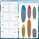 Nuanchu 12 Pcs Sup Deck Traction Pad Tail Pads Skid Proof for Stand up Paddle Board Long Board Surfboard Performance EVA 23.62 x 11.5 x 2 Inches