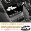 Center Console Organizer Compatible with Subaru Forester 2019 2020 2021 2022 2023 2024 Accessories, Middle Console Storage Box Insert Tray with Charging Hole (NOT for XT or 2025 Models)