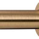 Ivilon Tension Curtain Rod - Spring Tension Rod for Windows or Shower, 24 to 36 Inch. Warm Gold