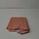 Tiffasea Indoor Door Mat 2'x3', Front Door Mats Machine Washable Small Area Rug Entryway Rug, Cotton Woven Indoor Outdoor Rugs Reversible Floor Mats for Bedroom/Bathroom/Kitchen (Orange&White)