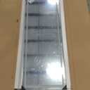 Hasipu LED Door Mirror Full Length, 44.1" x 15.8" Lighted Over The Door Hanging, Full Body Wall Mounted, Light Up Long Dressing, Round Black