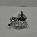 Shower Head with Handheld High Pressure: INAVAMZ Hand Held Shower Head & Rain Shower Head 2-IN-1 Shower Head with 59" Rotatable Stainless Steel Hose, Shower Trim Systems (15391-1.8 GPM California, Silver)
