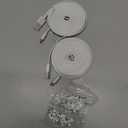 2-Pack 30ft USB C Power Extension Cable Compatible with Ring Pan-Tilt Indoor Cam 2024 Release & WYZE Duo Cam Pan, Pan V4 2025 Security Camera - 9m Type-C Long Flat Charging Cord for CCTV Cam, White