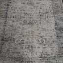 Washable Rug 8x10 Large Living Room Rug Vintage Distressed Bedroom Indoor Non-Slip Stain Resistant Throw Floor Cover Carpet Traditional Accent Carpet for Home Office Dining Room, Beige
