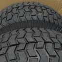 GICOOL 16x6.50-8 Riding Lawn Mower Rubber Tire and Wheel, 2 Pcs Replacement 16x6.5-8nhs Garden Tractor Lawnmower Tyre, Bearing Bore 3/4" & 5/8", 3"-4.5" Centered Hub