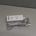 One Beat Power Strip Surge Protector - 6 Widely Outlets 4 USB Ports(2 USB C), 3 Sided Outlet Extender, 6 Ft Flat Plug Extension Cord, Wall Mount Power Strip for Home Office Travel College Dorm Room