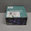 LYHOPE Solar Ground Light Outdoor, 16 Pack 8 LED Color Changing Solar Disk Lights Waterproof Garden In-ground Pathway Lights Landscape Lighting for Lawn,Yard,Deck,Patio,Walkway (RGB) (RGB (Red, Green, Blue))