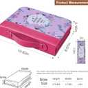 Bible Cover Case for Women PU Leather Woman Book Carrying Bag Bible Study Sipples Accessories with 7pcs Paper Bookmark Journaling Kit Christian Gifts