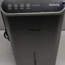 Dehumidifier for Basement (85 OZ, 800 sq ft) Quiet Dehumidifiers for Home, Auto Shut-Off, Sleep Mode, 3 Gear Timer(8H,16H,24H), Small Dehumidifier for Bedroom, Bathroom with Drain Hose (Black Gray)