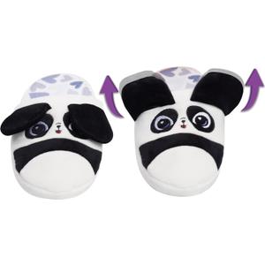 Flipeez Slippers, Panda, Small, Fits Kids Sizes 9-12