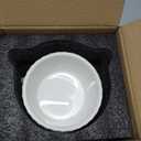 Wellbro Ceramic Raised Cat Bowl，Tilted Raised Cat Bowl Anti Vomit Cat Bowls for Indoor Cats Whisker Friendly Pet Feeder for Cats Puppies, Microwave and Dishwasher Safe