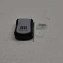 Key Lock Box Wall Mounted 4 Digit Combination Lockbox 5 Keys Portable Box for Security (Grey)