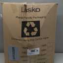 Lasko Pedestal Fan, Oscillating Fan for Bedroom with Adjustable Height and 3 Cooling Speeds, Portable, 18", Black