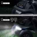 Golf Cart Deluxe Light Kit Compatible with Club Car Precedent Electric 2004-Up 12V Street Legal Light Kit, Upgrade LED Headlight Taillight with Turn Signals Hazard Light Switch Horn Brake Pad