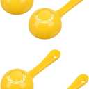 BESTOYARD Rice Paddle Scoop Mold Set 4Pcs Non-Stick Plastic Rice Serving Spoon for Sushi Ball Making and Porridge Kitchen Utensil 7.28 Inch