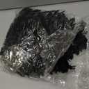 24 Pieces Poinsettia Christmas Decorations Glitter Poinsettia Flowers 5.5 Inch Poinsettias Artificial Christmas Flowers for Christmas Tree Ornament Party Decorations Wreath Garlands (Black)