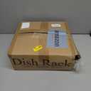 Over The Sink Dish Drying Rack - Adjustable Dish Rack for Kitchen Counter,Metal (Silver)