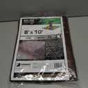 8x10 Multi-Purpose Brown/Green Medium Duty DRY TOP Poly Tarp (8'x10')