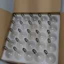 GOOTHY G40 Replacement Bulbs, 120V 5W Incandescent Light Bulbs, E12 Candelabra Base, 1.5 Inch Clear Globe Replacement Light Bulbs for Indoor Outdoor String Lights, Warm White - 25 Pack