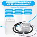 WH08X37937 WH08X32657 Washer Lid Lock with Wire Harness for GE GTW220ACK7WW GTW335ASN2WW GTW465ASN2WW GTW465ASN3WW GTW465ASN9WW HTW240ASK6WS GTW720BSN1WS, Replacement 4963152 WH08X31222 AP7033485