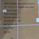 KPUY Pivot Shower Door, 34-36" W x 72" H Frameless Single Swing Glass Shower Door with Explosion-Proof Film Nano Coating, 1/4" (6mm) Thick Tempered Clear Glass, Brushed Nickel