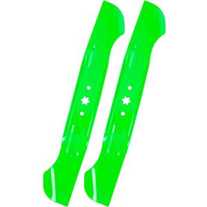 942 04244a High Lift Blades Fit for 46 inch Cub Cadet XT1-LT46 XT2-LX46 LTX1046 RZT-L46 Troy Bilt MTD Craftsman 46" Deck Lawn Mower Replace 942-04244 742-04244A 942-04290 (2 Pack)