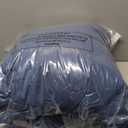COHOME Premium King Size Comforter, All-Season Quilted Down Alternative Duvet Insert, Luxury Hotel GentleSoft Comforter with Anti-Clump Tech & 8 Tabs - Reversible - Navy Blue 90x102 inches