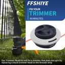 5Pack C26-2 Trimmer Head for Stihl FS55 FS55R FS56 FS56RC FS70 FS70R FS80 FS85 FS90 FS90R FS91 FS91R FS94 FS94R FS110 FS111R FS111RX FS120 FS130 String Trimmers Replace#4002 710 2169