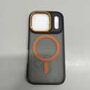 Magnetic 3 in 1 for iPhone 17 Pro Case, [Omni-Directional Protection] with 1x Screen Protector + 1x Camera Cover, [Seamless Work with Magsafe] Shockproof Slim Thin Case for iPhone 17 Pro Cosmic Orange