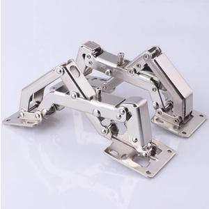 170 Degree Hinges Frameless Cabinet Door Hinges Hidden Hydraulic Adjustable Mounting Soft Closing Stainless Steel Buffer Damping Wardrobe, 1 Pair (Full Coverage) (1 Pair)