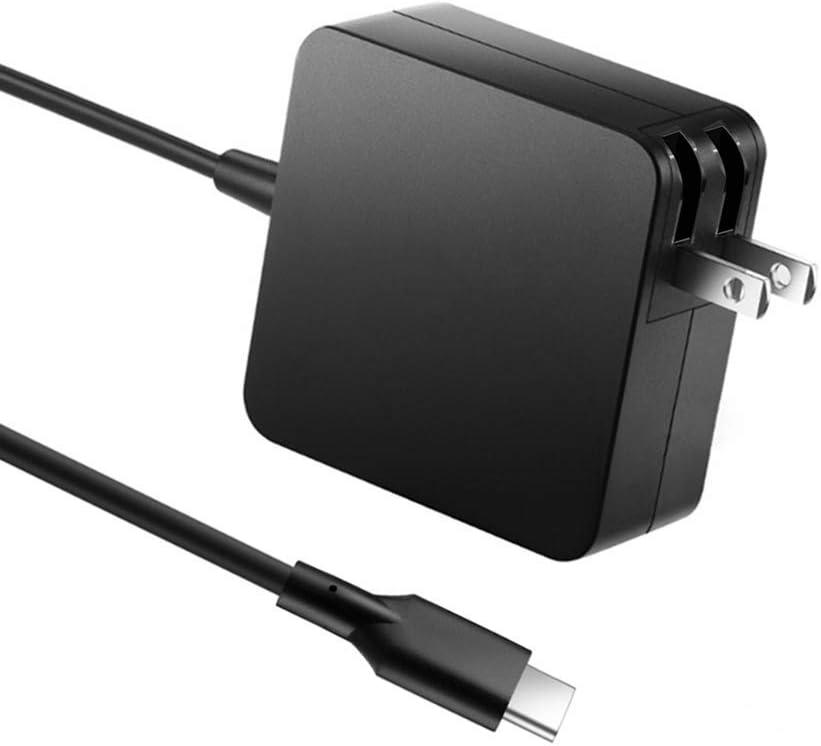 HP Compatible USB C Power Adapter - 65W & 45W, Supports Spectre x360, Elite x2, Envy x360 & More
