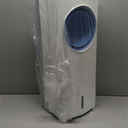 Windowless Air Conditioner, 27" Bladeless Evaporative Air Cooler with 4 Modes & 3 Speeds, Double Tanks, 4 Ice Packs, 25FT Remote, 7H Timer, Portable Swamp Cooler Air Conditioner No Window Needed