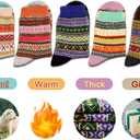 Heatuff Women's Winter Wool Socks Warm Soft Full Cushion Crew Socks (5 Pairs)